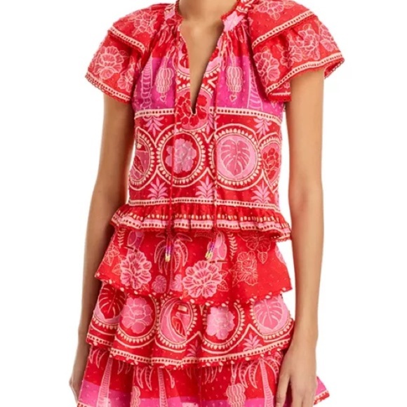 FARM Rio
Summer Sunrise Printed Blouse NWT - Picture 1 of 4